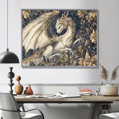«Majestic Dragon Lair - Dragons», art mural