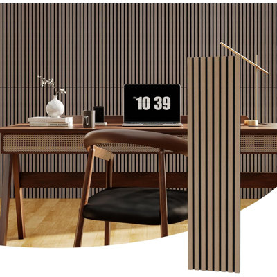 3D Fluted Wood Slat Acoustic Panels