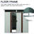 6Ft X 5Ft White Outdoor Metal Storage Shed - Galvanized Iron Frame Sturdiness Steel Panels Transparent Endurance Plate For Better Lighting Sliding Doors With Lock Simple Diy Assembly Construction To-122098289