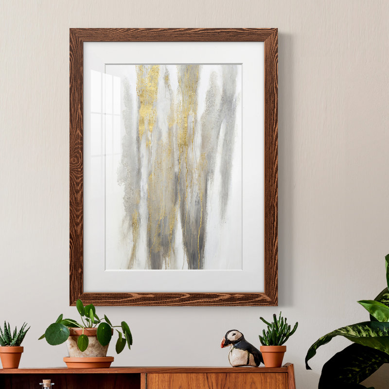 Free-Flowing I - peinture encadrée, Érable, H 38 po x l 28 po x P 1 po