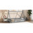 Tent-Shaped Floor Bed,Teepee Bed With Guardrails,Slats And Door-1813895982-1813895980