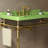 36" Freestanding Bathroom Console Iron Leg, NO Basin And Faucet, NO Sink Cover And Drain, Gold-906574823