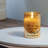 Fresh Flameless Jar Candle with Glass Holder