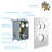 10 Inch Wall Mounted Dual Shower Head Square System With Valve -