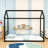 Metal Floor Bed Frame With Guardrails-1477740469-1477740470