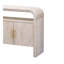 Buffet courbé minimaliste 59,8 po avec poignées dorées, armoire de rangement multifonctionnelle à 4 portes, console d'entrée avec tablette ouverte pour le salon, la salle à manger-912043779
