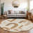 Machine Washable Indoor/Outdoor Cinead ACN1698 Ivory Rug-104615438