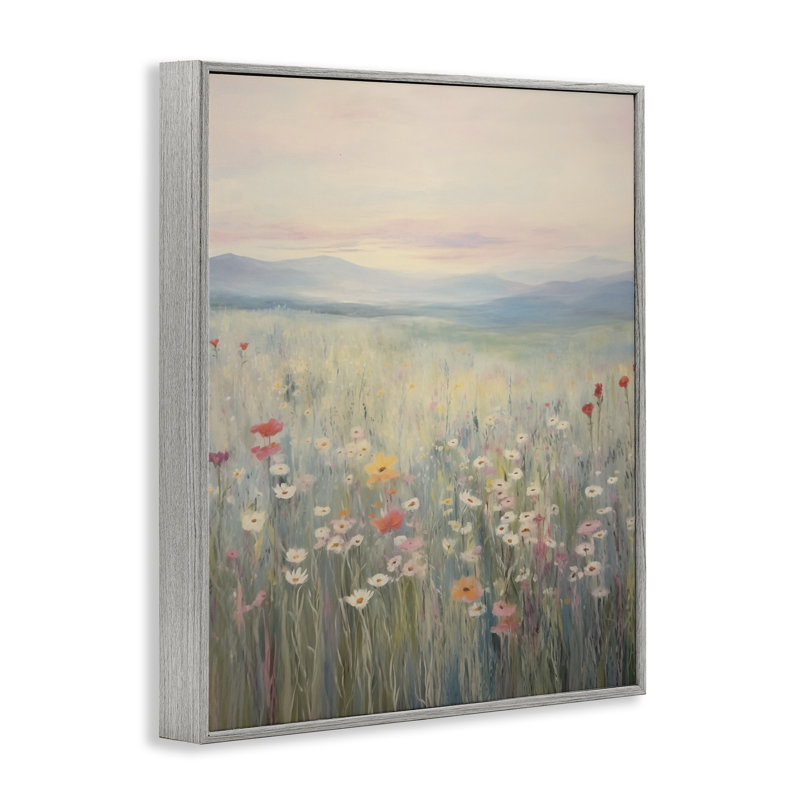 Art giclée dans un pré pastel printanier par Arlington Prints, Estampe numérique Farmhouse, H 30 po x l 24 po