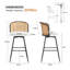 Tabouret pivotant Cane-1113427283-1113427287-1130393983