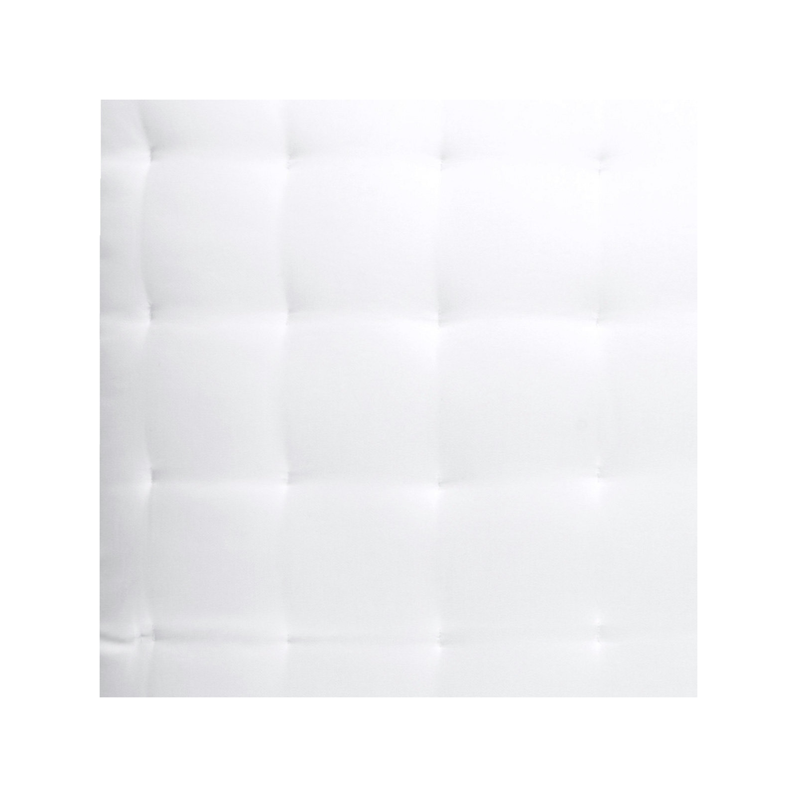 Silken Solid Puff, Twin/Twin XL Quilt, White