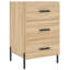 Mevsud 40cm W Iron Bedside Table-891892882