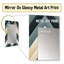 Motif à chevrons géométriques gris et blanc - miroir décoratif à chevrons, miroir mural à chevrons, impression sur métal-2098736476