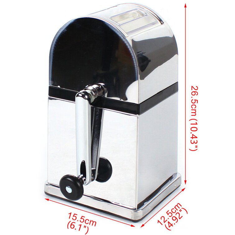 Frong Portable Hand Crank Stainless Steel Ice Crusher Frong