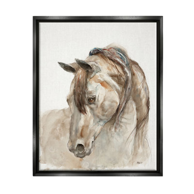 «Gentle Horse Portrait» par Patti Mann - Peinture