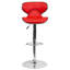 Tabouret de bar à hauteur réglable en vinyle Preston-31020401