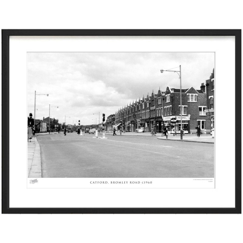 Catford, Bromley Road C1960 by Francis Frith - Single Picture Frame Print, 60cm H x 80cm W x 2.3cm D