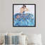 Bleu et festif - Peinture sur papier-72478873-106006870