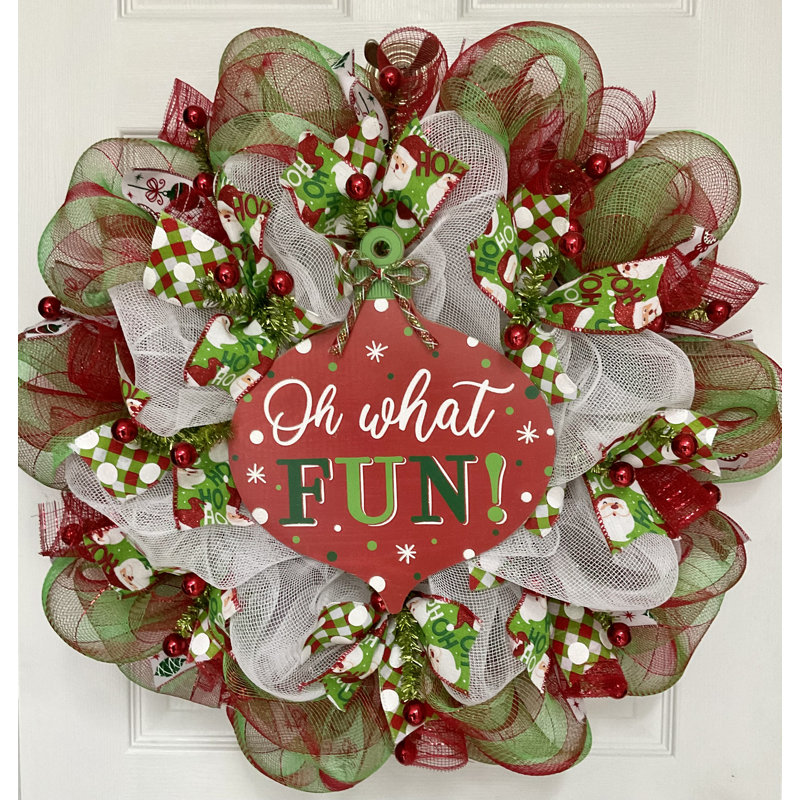 Couronne des Fêtes Oh What Fun