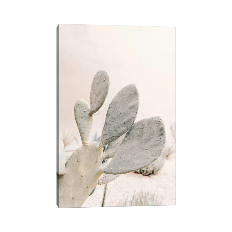 Neutral Cactus - Print on Canvas, Wrapped Canvas, 66.04cm H x 45.72cm W x 1.91cm D