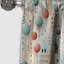 Architectural Splendour Polka Dots Pattern IV - Abstract Blackout Curtain - 1 Panels-107551431