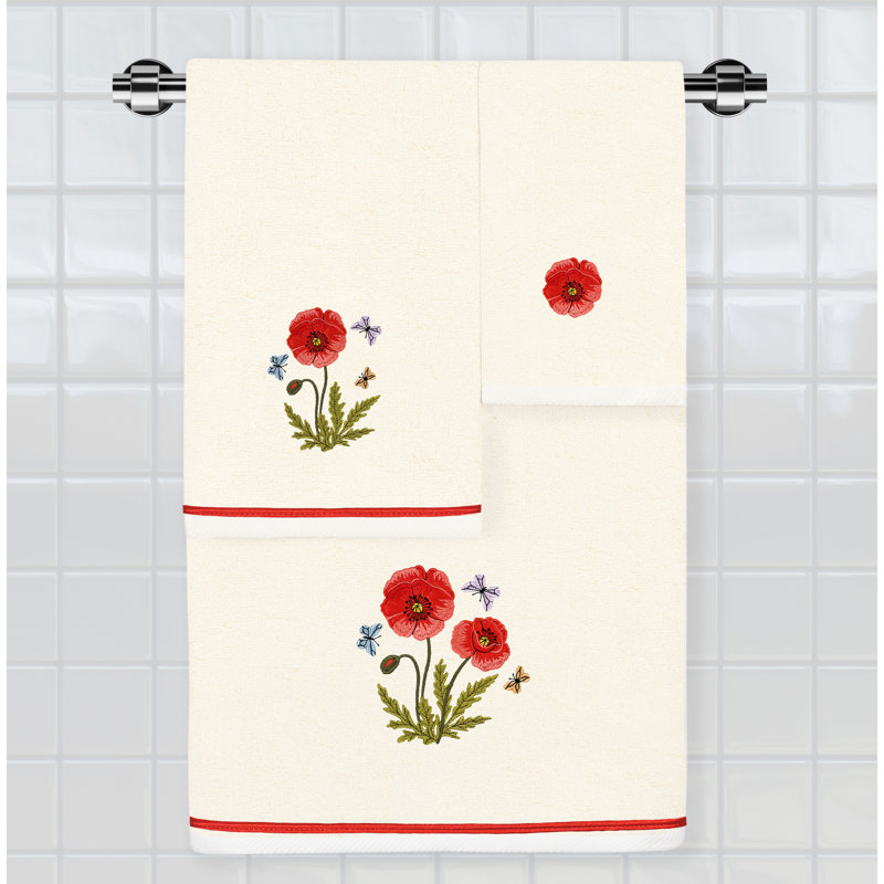 Ensemble de serviettes en coton 2 pièces, Beige