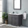 36" Grey Modern Free-standing 2-Door & 2-Drawer Single Bathroom Vanity Set