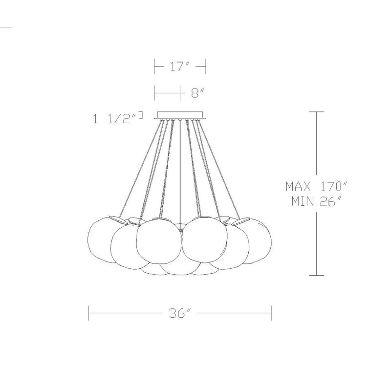 Cosmic 12 - Light LED Pendant