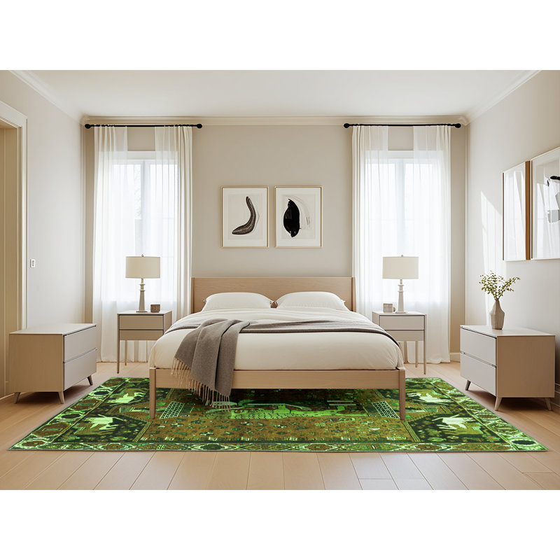 Tapis verts Traditional 628, Rectangle de 5 pi x 8 pi