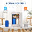 PULUOMIS Mini Fridge 4m³ L Mini Fridge with Freezer-120343933