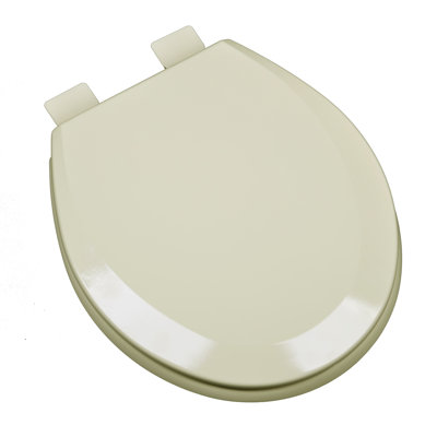 Siège de toilette rond en bois moulé