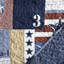 Quilt Set - Nautical Americana Patchwork Print All-Season Soft Microfiber Bedding with Pillow Sham-20503263