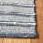 Dorman Hand Woven Cotton/Wool Striped Rug in Navy-176418535