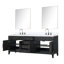 Ensemble de miroirs de salle de bain double avec robinet l 84 po x P 22 po Laurel-82319233-82319236