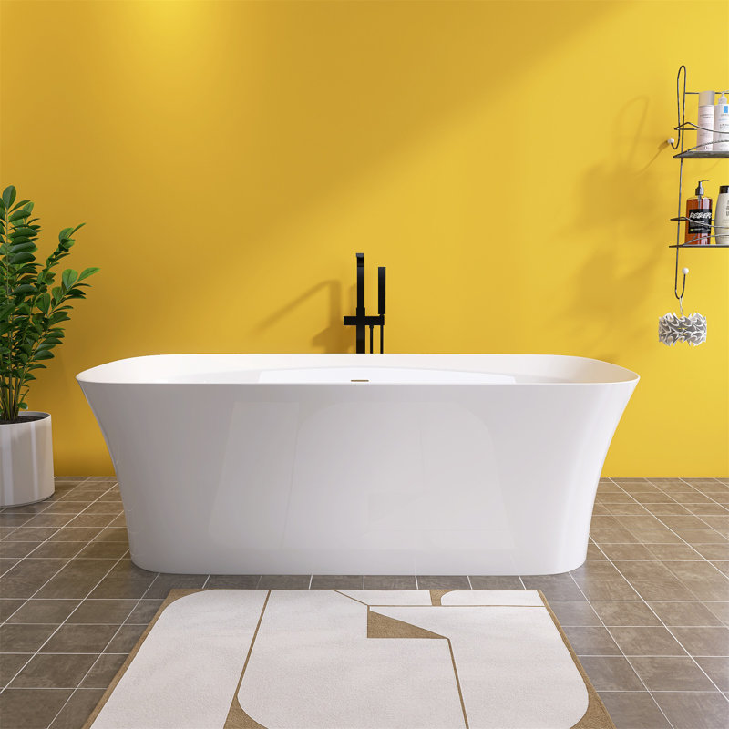Baignoire autoportante en acrylique