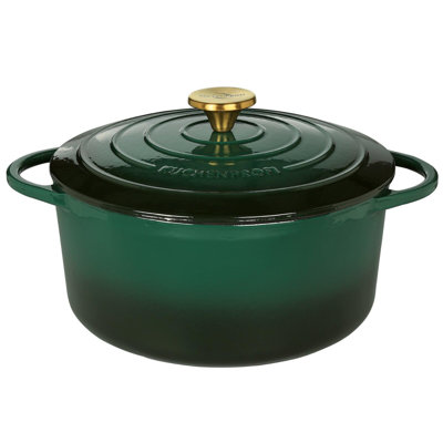 Provence Round Dutch Oven, Racing Green, 10 Dia., 5.6 Qt.