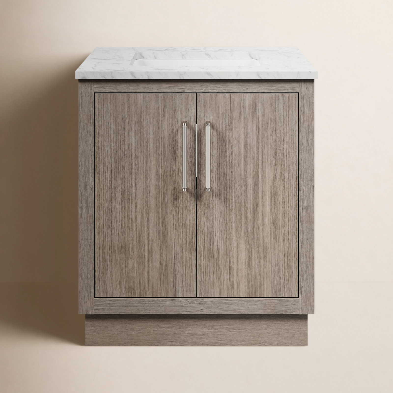 Kamila 30'' Single Bathroom Vanity, Chrome