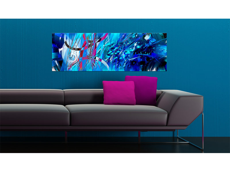 No Frame Panoramic Print on Canvas, 45cm H x 135cm W
