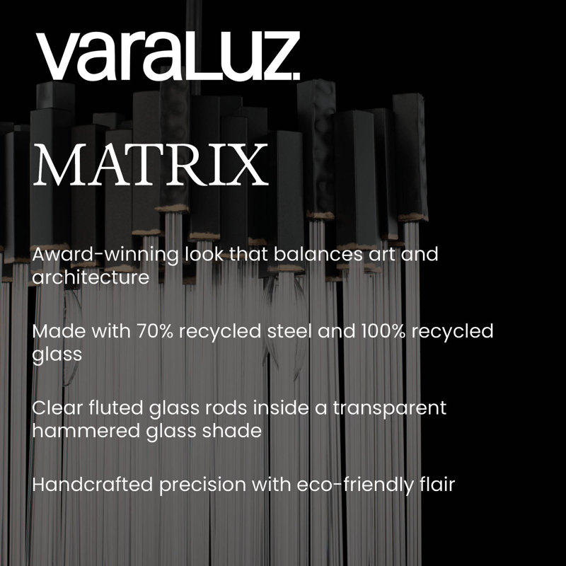 Matrix Bathroom Vanity Light - 2-Light - Matte Black/French Gold, Matte Black/French Gold