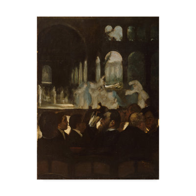 « the ballete from robert le diable » par edgar degas, reproduction de peinture à l’huile sur toile tendue