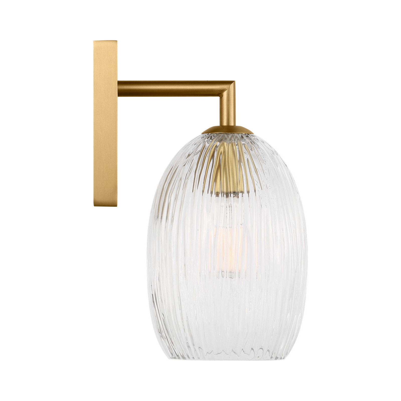 Serafina 10 Sconce, Burnished Brass