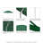 Edwin 5.5 ft Outdoor Canopy Sunshade Beach Umbrella and Small Patio Umbrella-2025374346