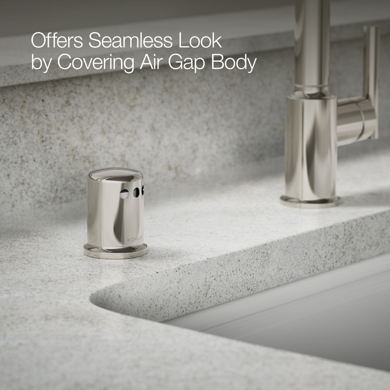 Air Gap Body with Cover, Vibrant Polished Nickel