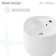 Ivy Glossy White Ceramic Square Wall Mount Bathroom Sink with Overflow