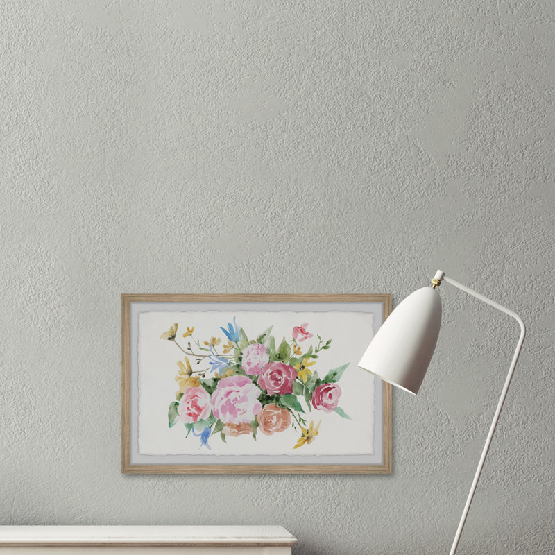 «Spring Flowers», reproduction encadrée, H 30 po x l 45 po x P 1,5 po