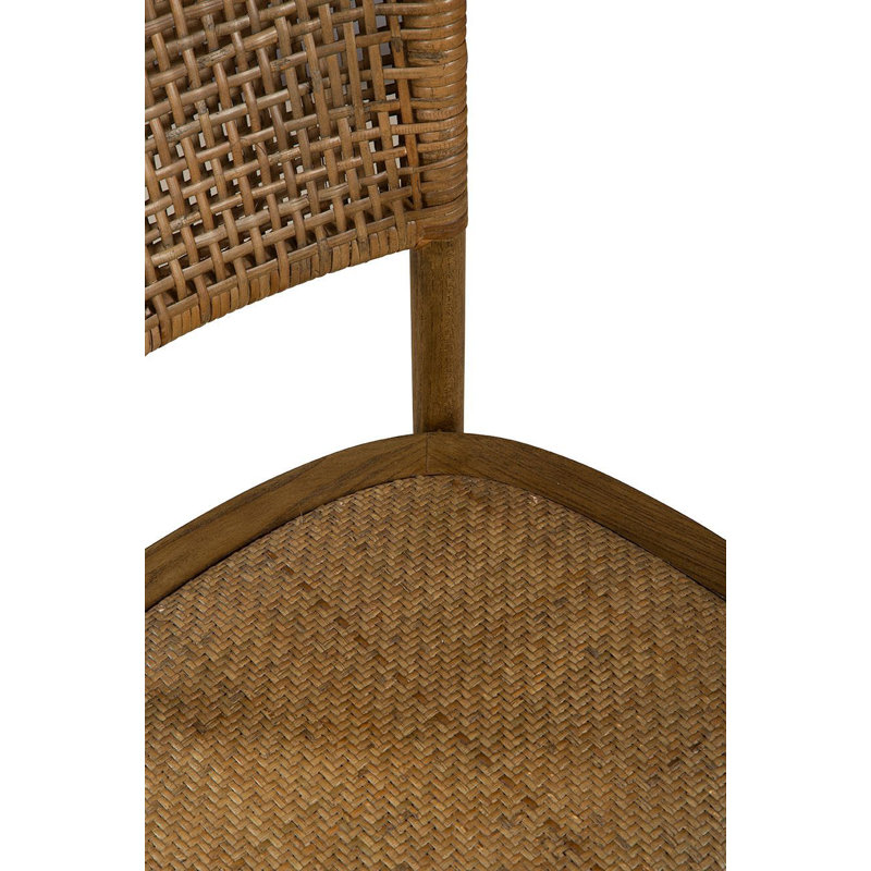 Ceyhun Oak Side Chair, Brown