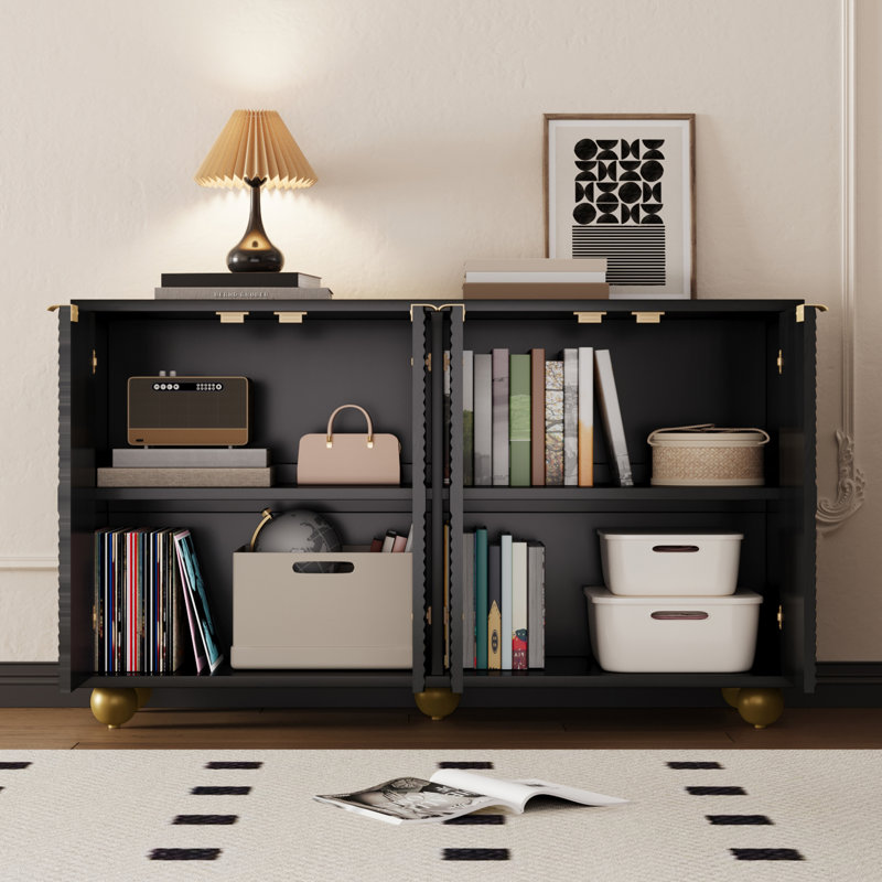 Sideboard Akondu 120 cm, Black