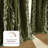 Verdant Path Cotton Velvet Blackout Window Curtain Panels Green Set of 2-820080843