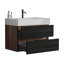 Design moderne saisissant avec meuble-lavabo polyvalent à finition écologique avec solutions de rangement intelligentes