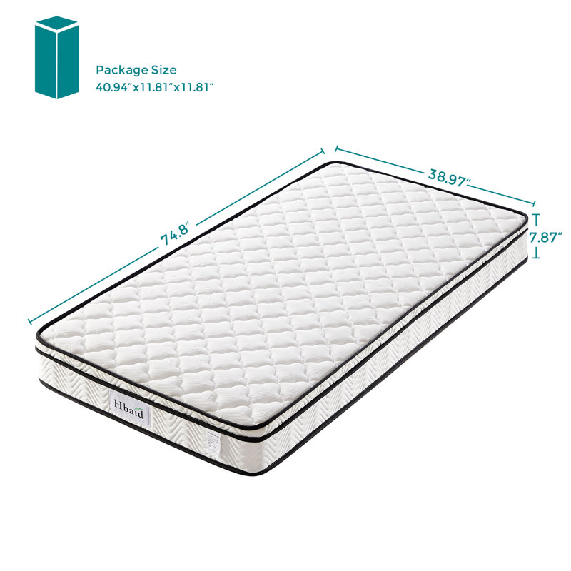 Épaisseur du matelas hybride, Simple