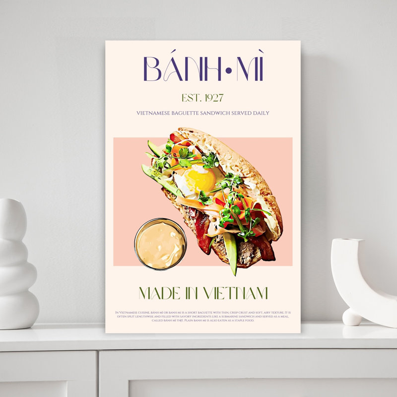 Delicious Vietnamese Banh Mi by Nazma Khokhar - Wrapped Canvas Print, 45.72 cm H x 30.48 cm W